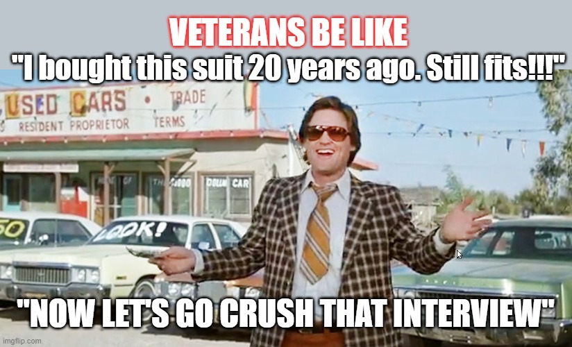 Veteran Suit Meme