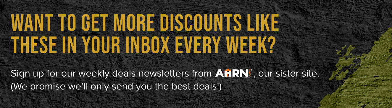 Sign up for AHRN’s Weekly Deals Newsletters for more veteran and military discounts and deals!