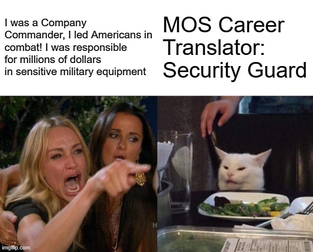 “MOS career translator” meme