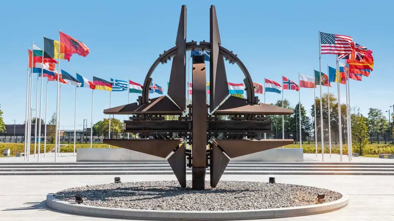 NATO flags