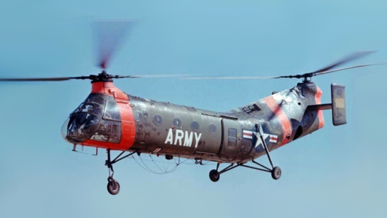 Piasecki H-21 helicopter
