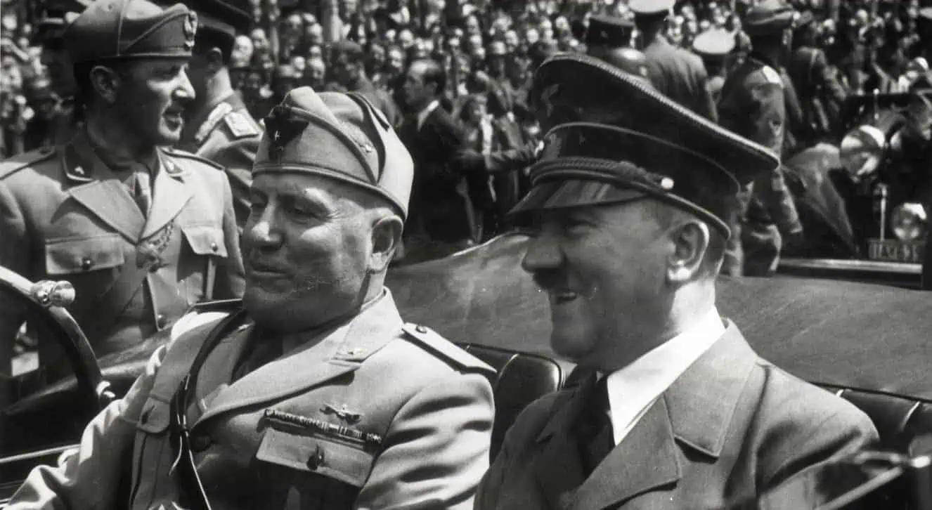 Hitler and Mussolini