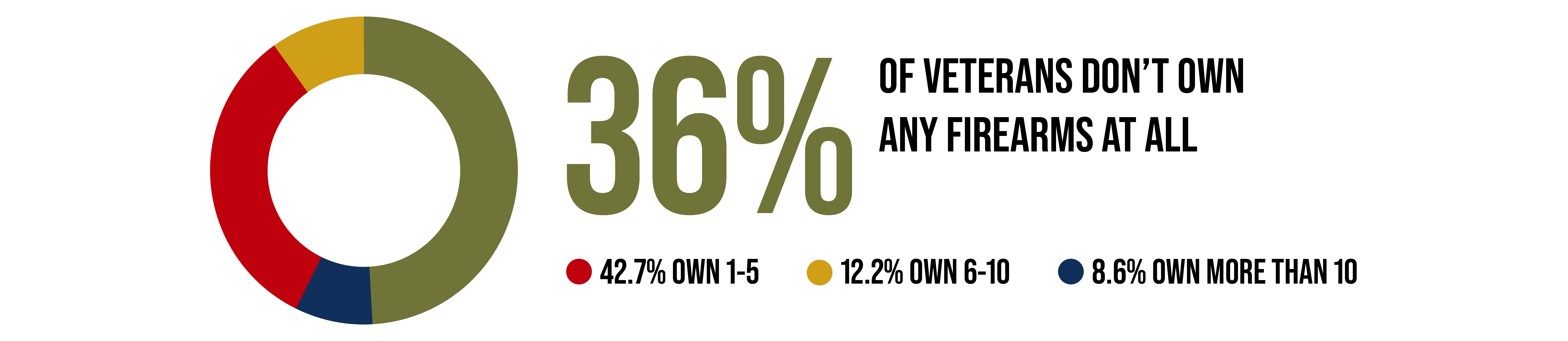 36% of Veterans Don’t Own Any Firearms At All