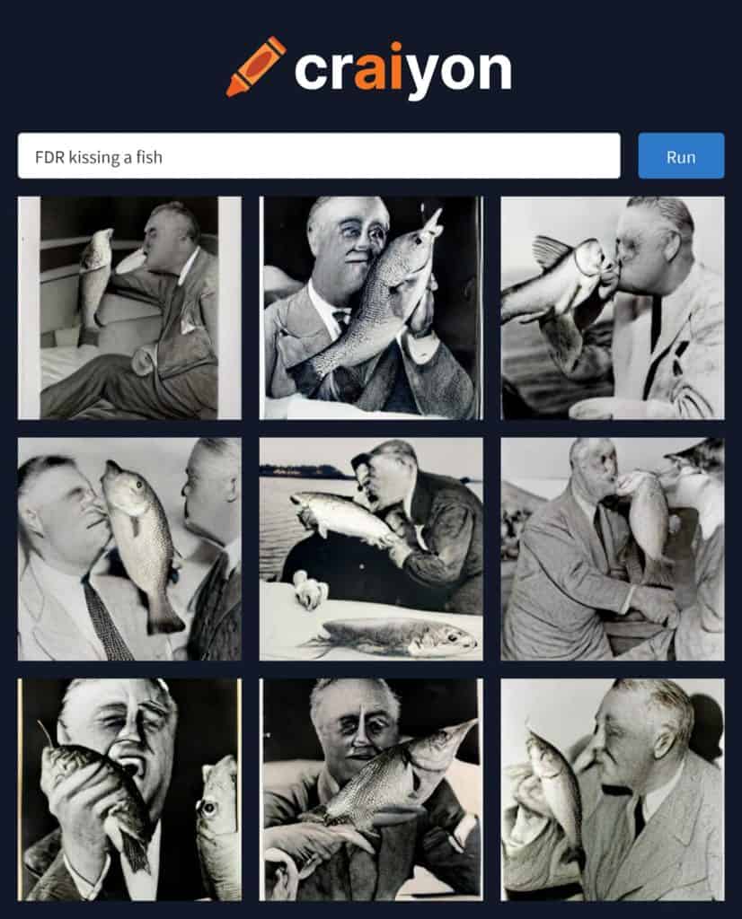 ai generated image of fdr