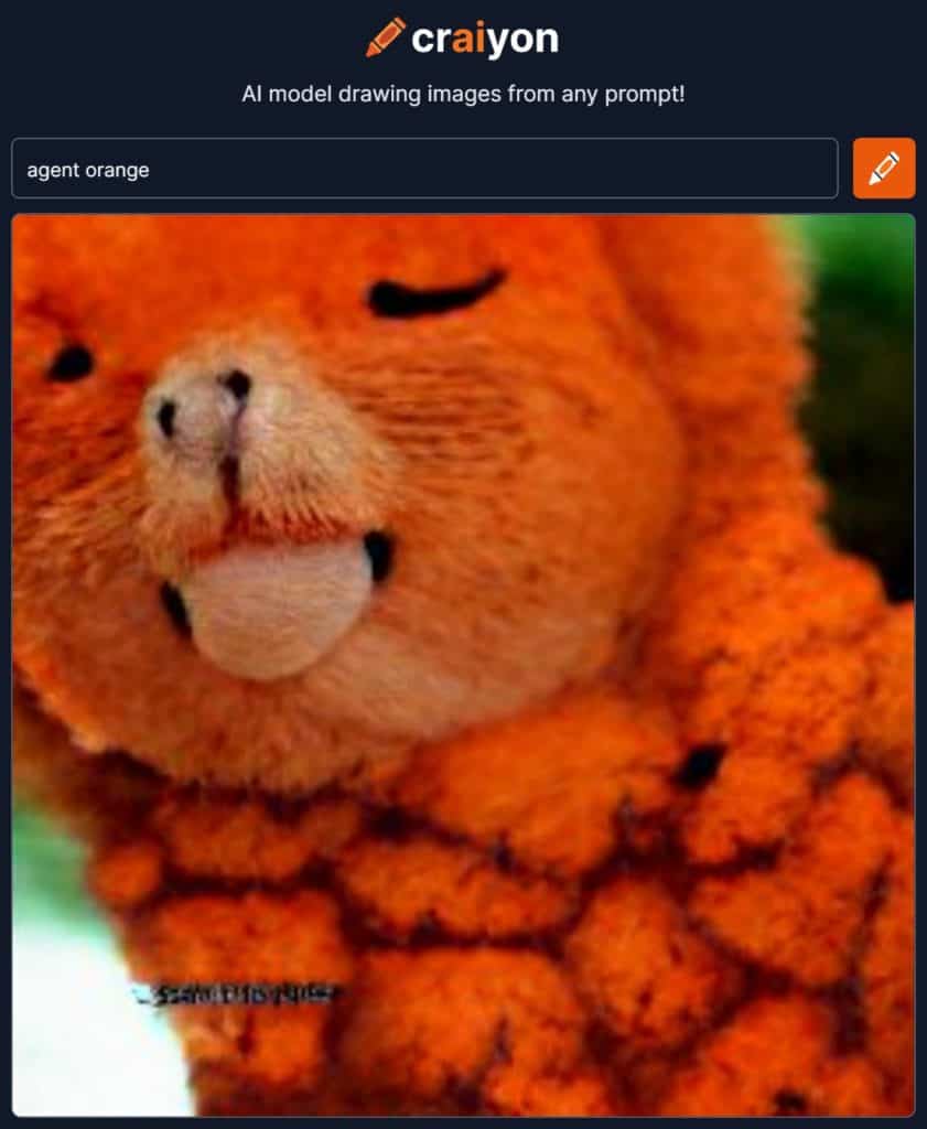 ai generated image of agent orange