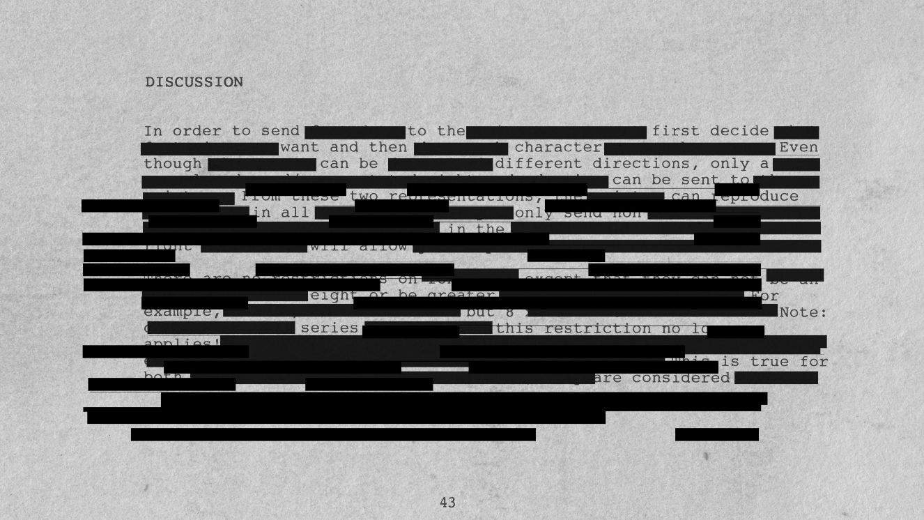 pictures of redacted files