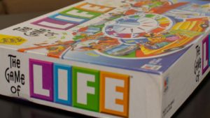 The Game of Life from Milton Bradley.