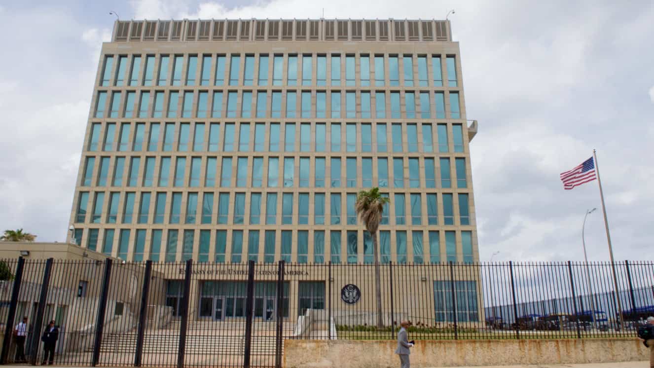 The U.S. embassy in Cuba, where many sufferers of the Havana Syndrome experienced symptoms.