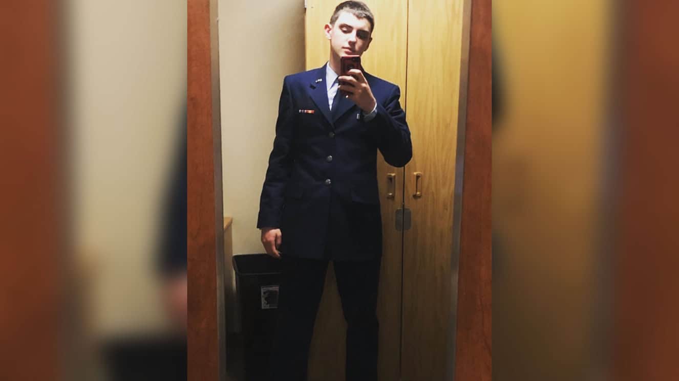 An Instagram photo of Jack Teixeira, the suspect arrested in connection with the Discord leaks involving classified information about the war in Ukraine.