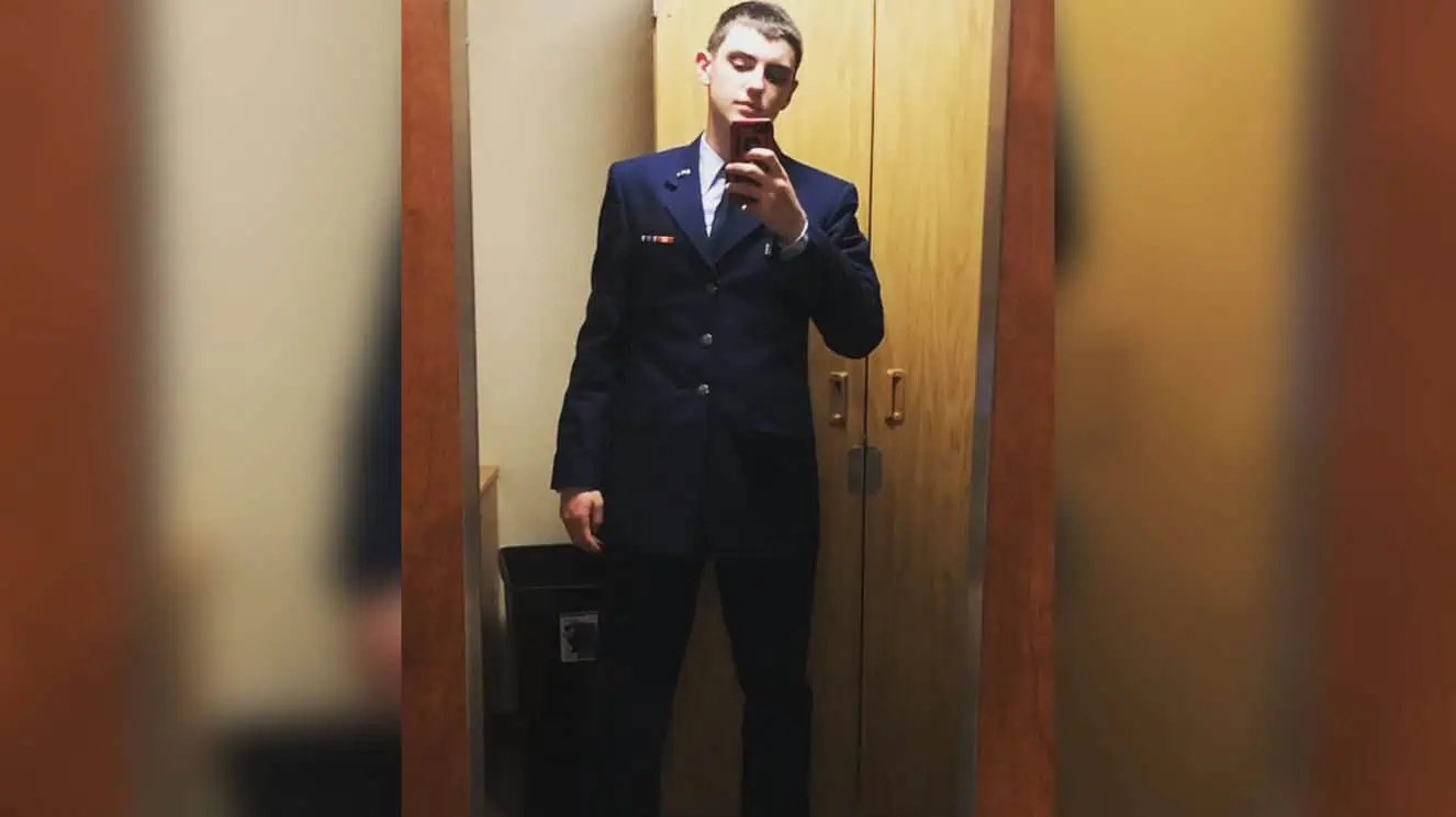 An Instagram photo of Jack Teixeira, the suspect arrested in connection with the government documents leaked on Discord involving classified information about the war in Ukraine.