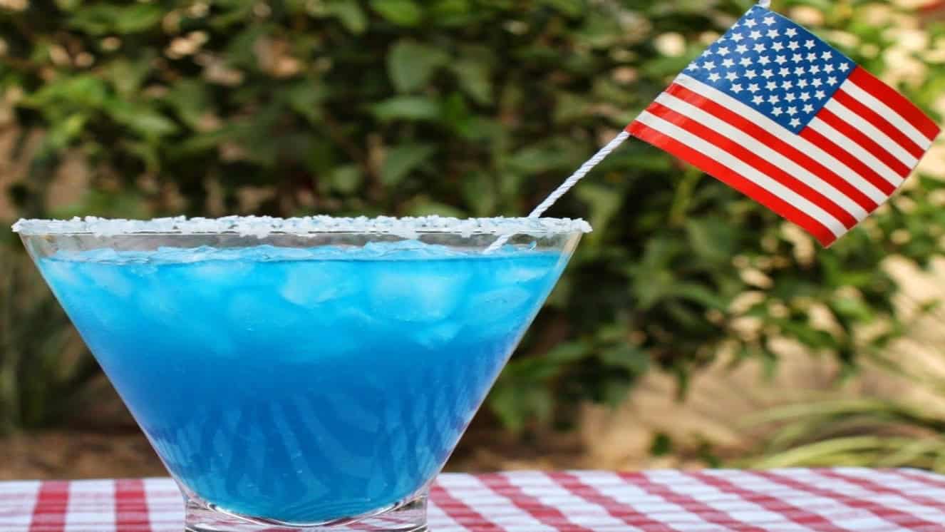 Astral Tequila American Margarita, an example of the 4th of July drinks you could make this holiday.