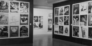 Art gallery at the National War Poster Competition.