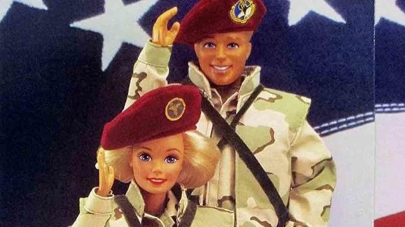 Barbie and Ken Stars N Stripes edition. Military Barbie has served in most of the branches of the U.S. military.