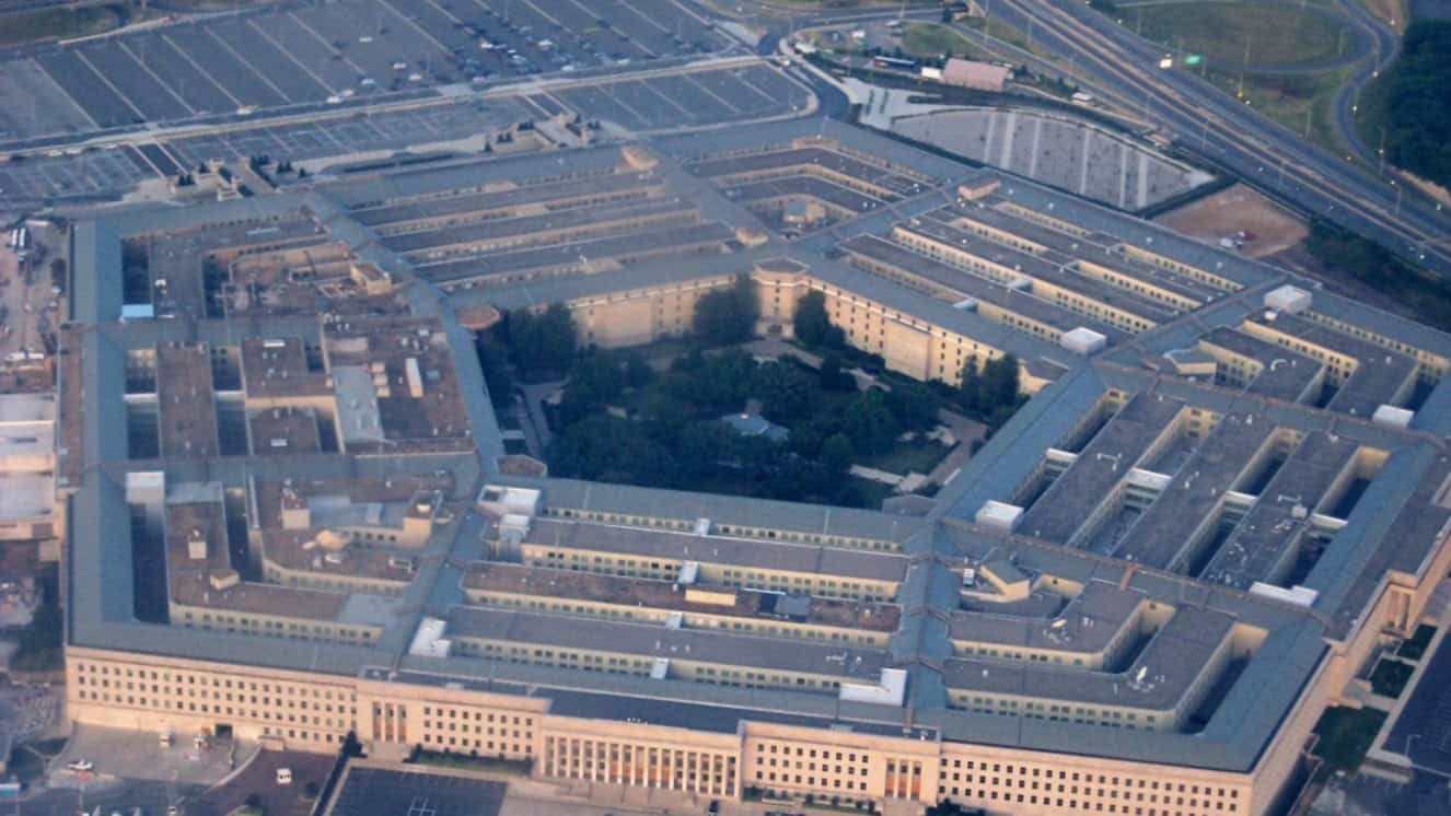Aerial picture of the pentagon in light of the recent news of the service member found dead in the pentagon parking lot.