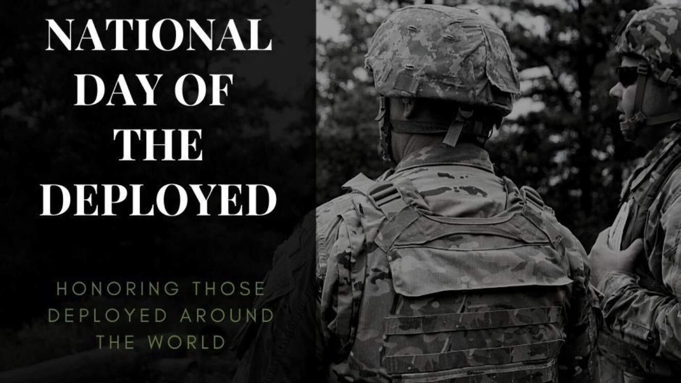 October 26 is the National Day of the Deployed.