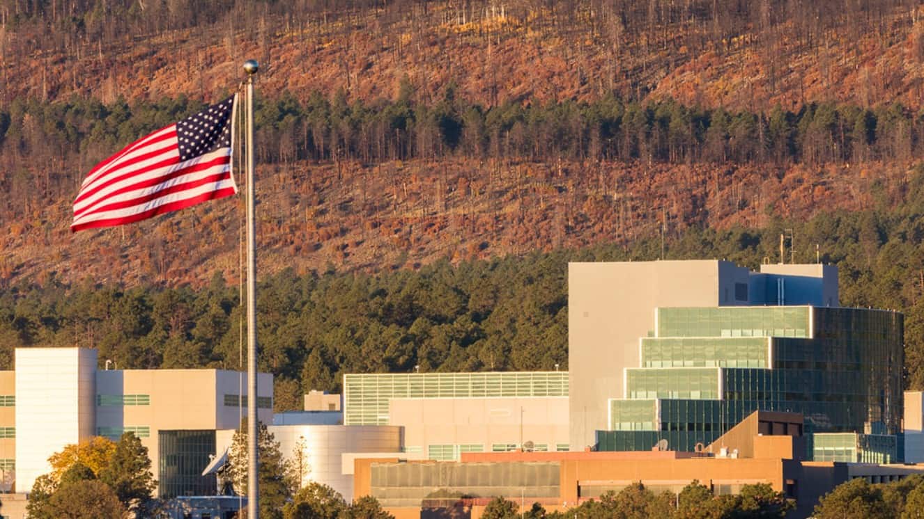The outside of los alamos national laboratory.