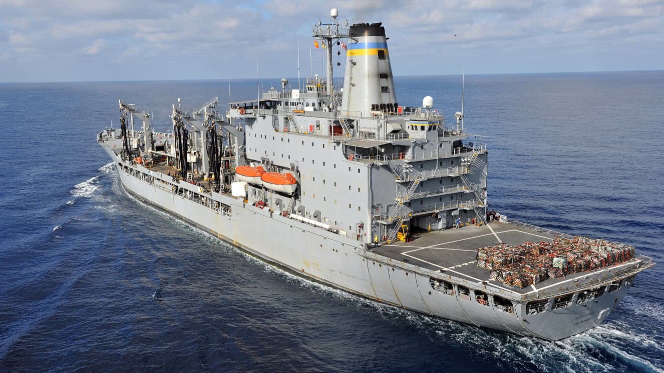 US ship entering China military waters.