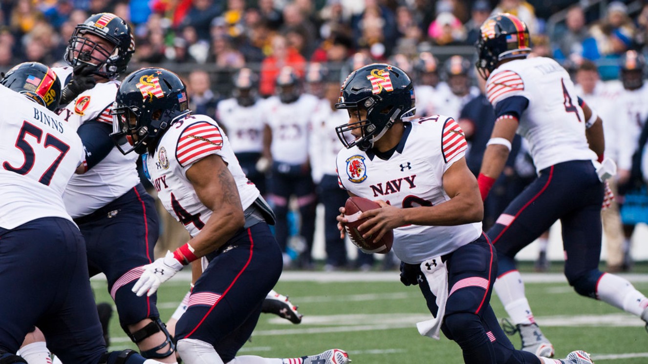 Navy football players represented in EA Sports college football video game.