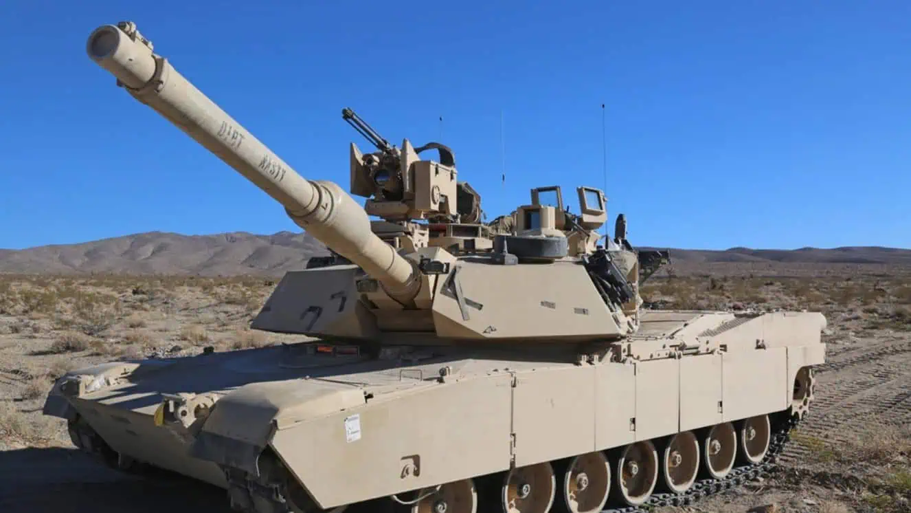 U.S. Army Soldiers from Delta Company, 1st Battalion, 66th Armored Regiment, 3rd Brigade Combat Team, 4th Infantry Division conduct mission rehearsals and a walk through with their Army tank vehicles for an upcoming mission during Decisive Action Rotation 15-02 at the National Training Center in Fort Irwin, Calif., on Nov. 17, 2014.