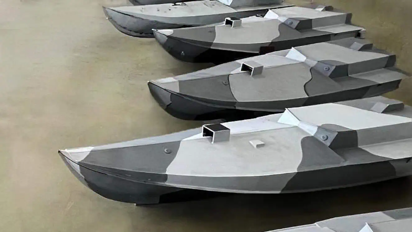 Unmanned sea drones.