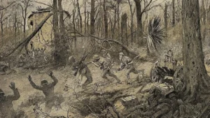 The battle of belleau wood battlefield.