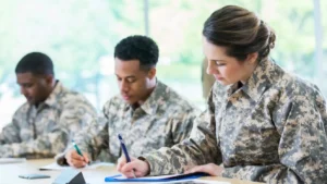 Veterans studying at for profit colleges.