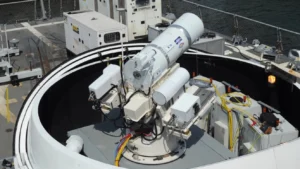 US military laser weapons in NASA headquarters.