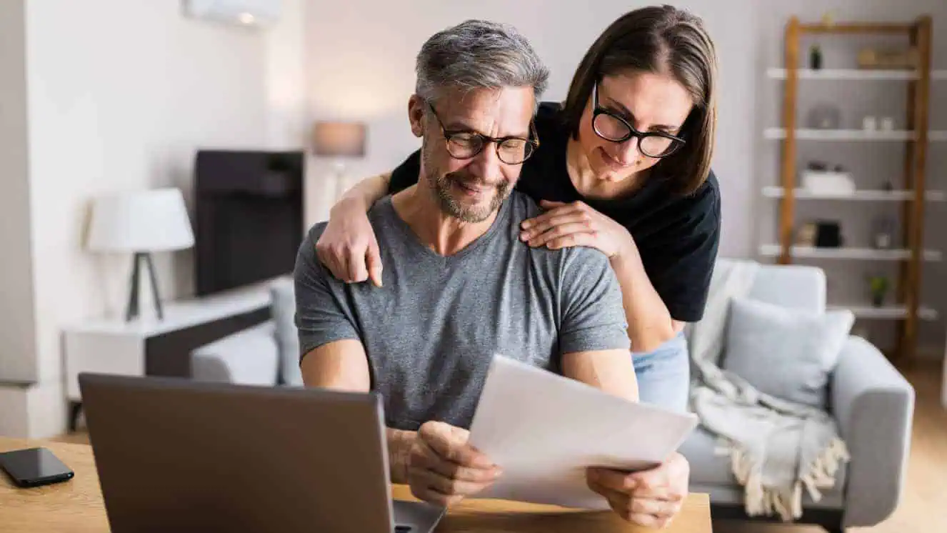 Looking at VA disability compensation 2024 rates on a computer.