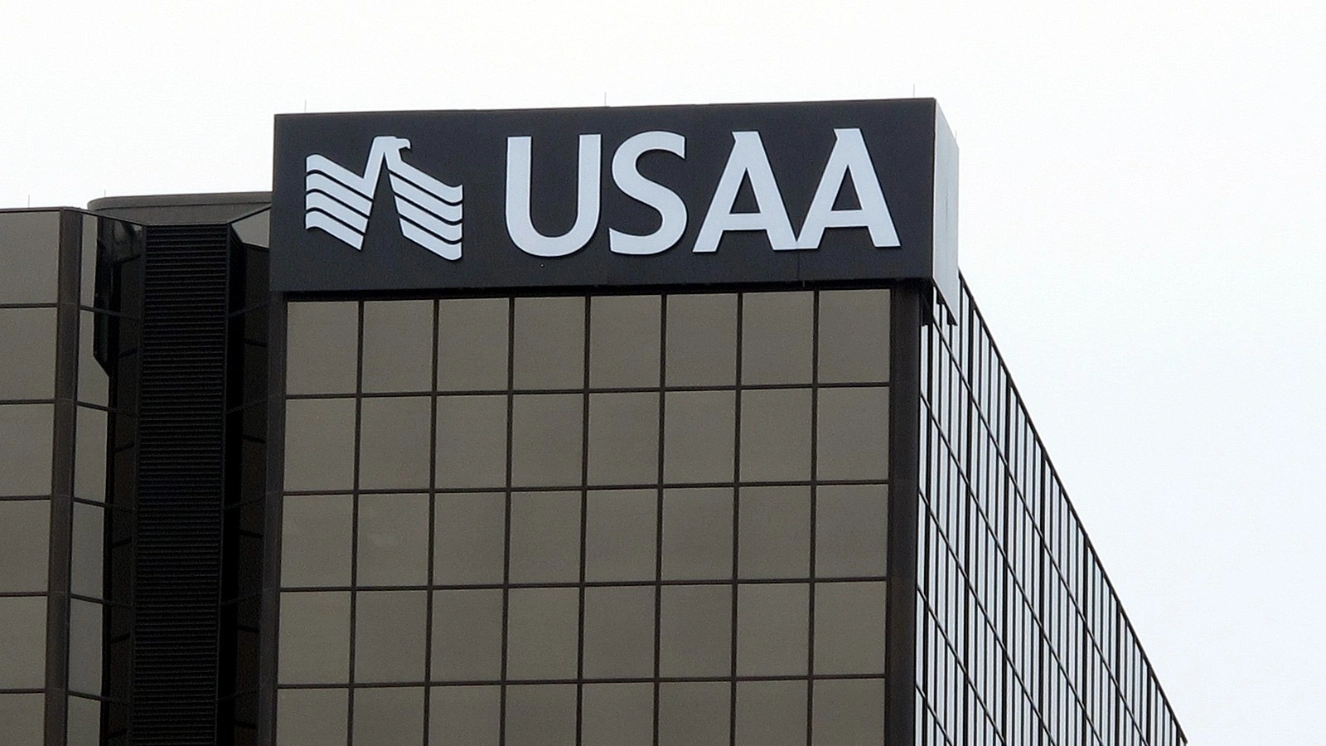 The USAA building in light of the USAA class action lawsuit.